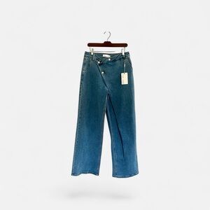 Muy Muy Asymmetric Wrap Jeans